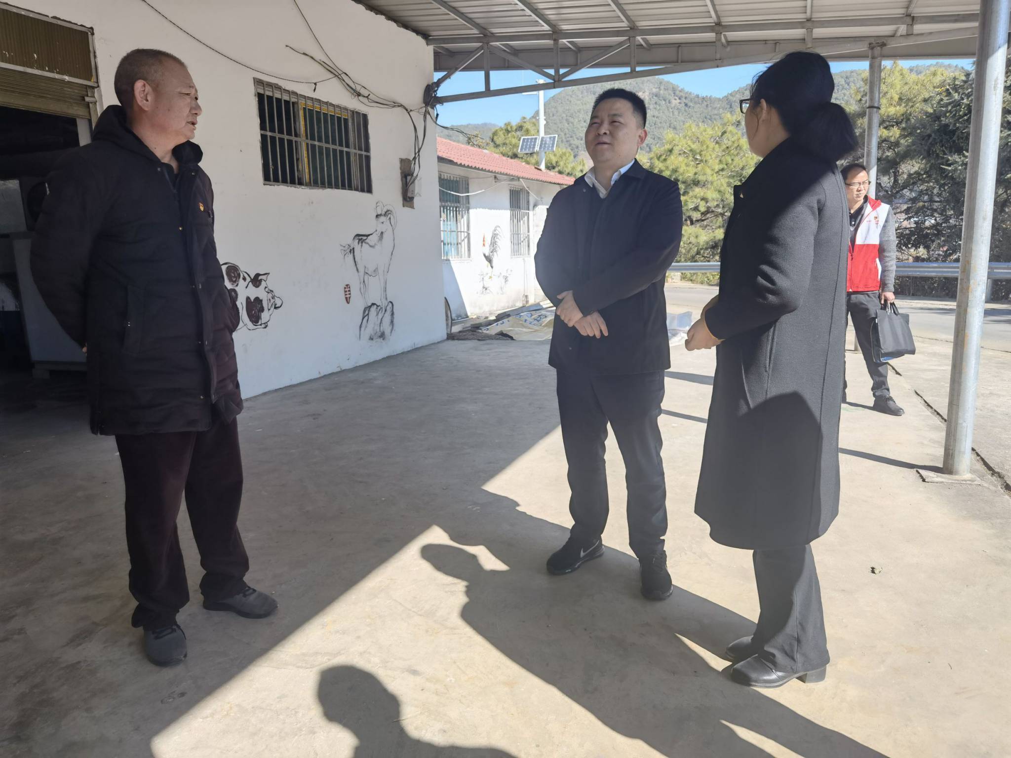 2022-2-16  调研仙山村产业发展情况